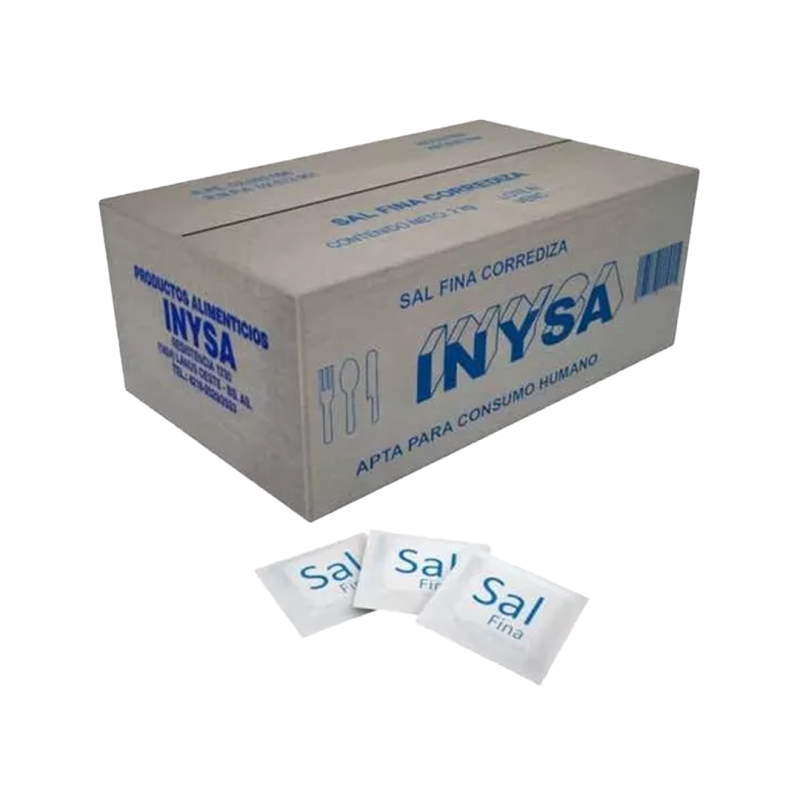 Sal Fina - Caja X 1000 Sobres De 0,5 Grs - Inysa