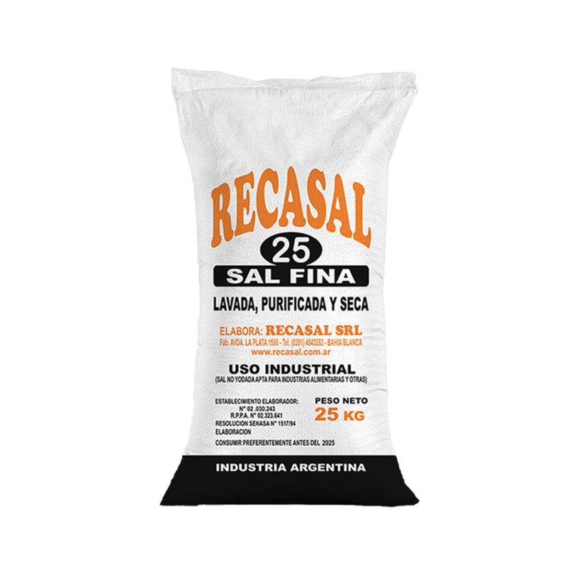 Sal Fina - Bolsa 25 Kg. - Recasal
