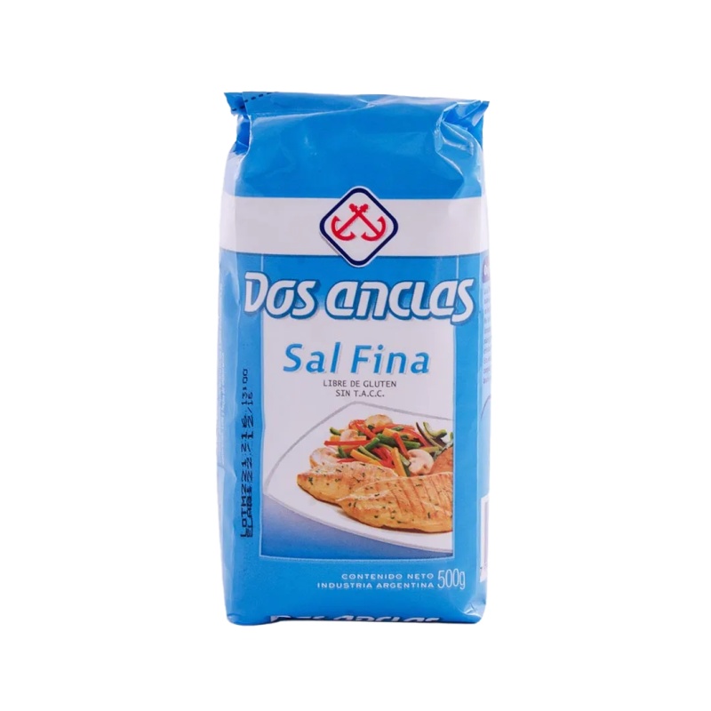 Sal Fina - Paquete 500 G. - Dos Anclas