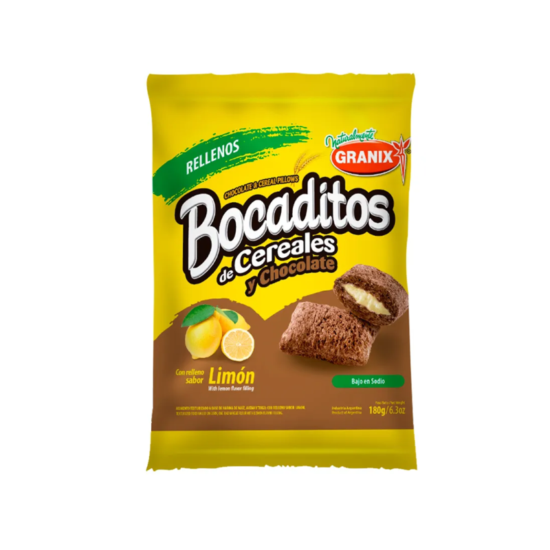 Bocaditos Rellenos De Limon - Granix - Bolsa De 1 Kg - Fraccionada