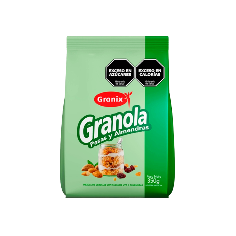 Granola Crocante Pasas Y Almendras - Granix - Bolsa De 1 Kg - Fraccionada