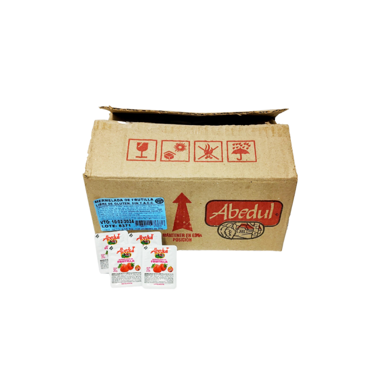 Mermelada De Frutilla - Abedul - (( Caja X 108 Blister X 20 Grs ))
