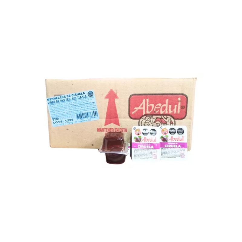 Mermelada De Ciruela - Abedul - (( Caja X 108 Blister X 20 Grs ))