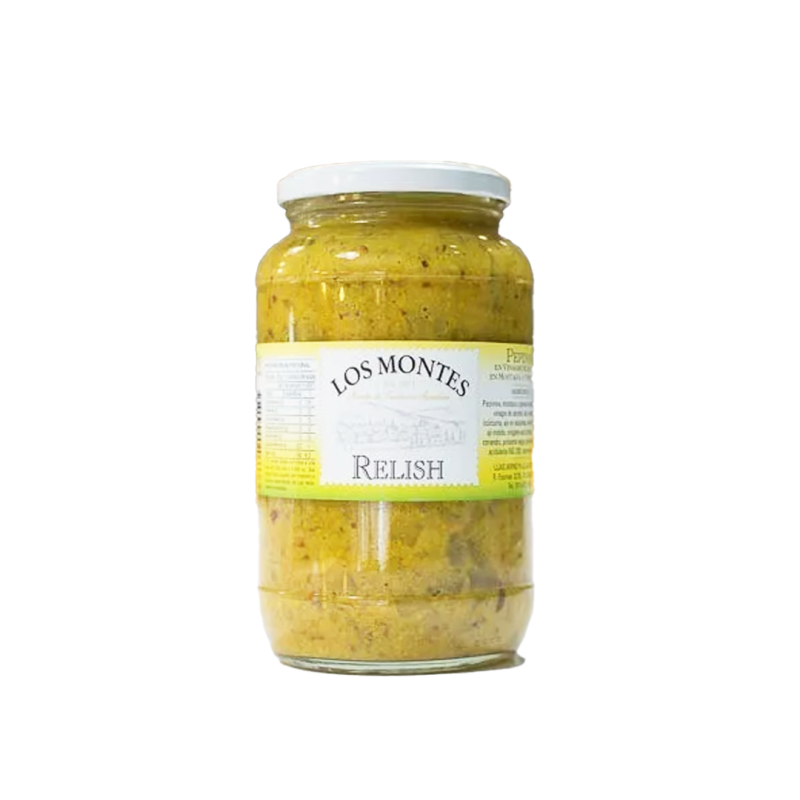 Mostaza Relish - Los Montes - Frasco Vidrio 3000 Cc.