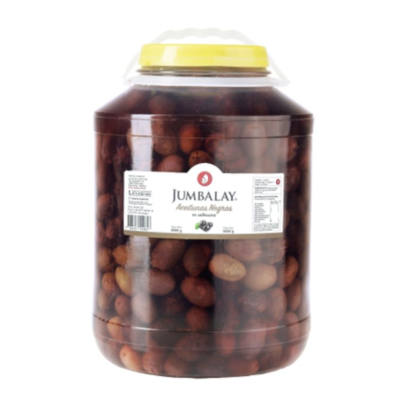 Aceitunas Negras Natural N° 00 - Bidón 8 Kg (5 Kg Esc.)