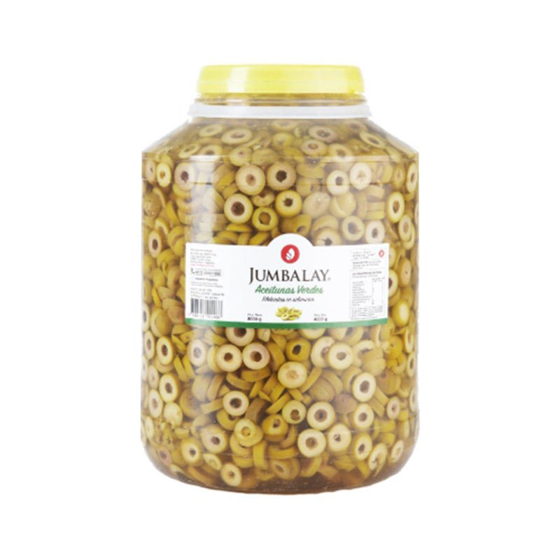 Aceitunas Verdes Fileteadas - Bidón 8 Kg (4 Kg Esc.)