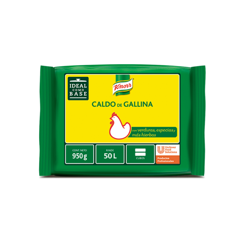 Caldo Gallina Cubo Knorr X 950 Grs