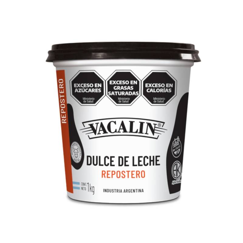 Dulce De Leche Repostero - Vacalin X 1 Kg