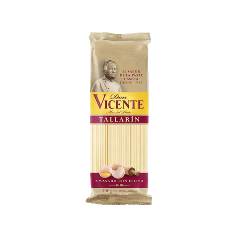 Fideos Tallarines - Don Vicente - Paquete 500 Gr.
