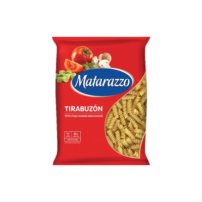 Fideos Tirabuzon - Matarazzo - Paquete 500 Gr.
