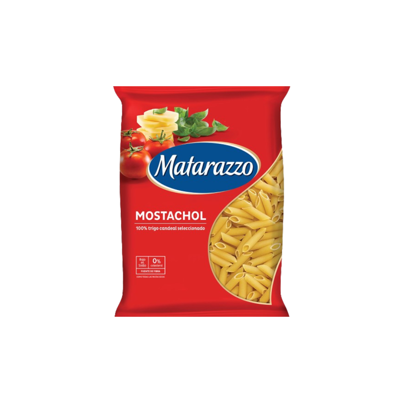 Fideos Mostachol - Matarazzo - Paquete 500 Gr.