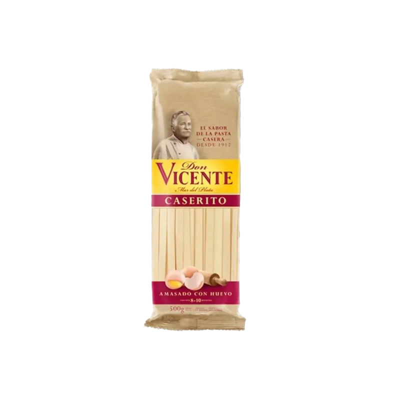 Fideos Caseritos - Don Vicente - Paquete 500 Gr.