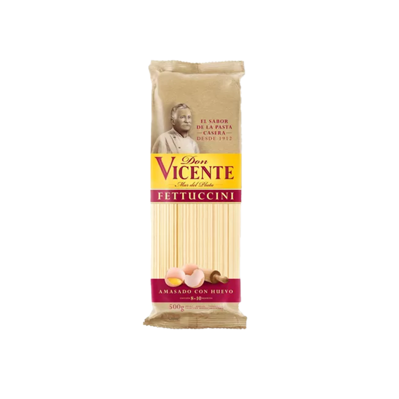 Fideos Fettuccini - Don Vicente - Paquete 500 Gr.