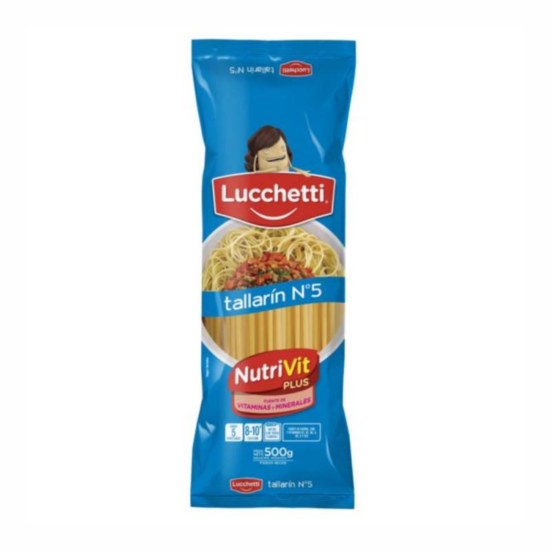 Fideos Tallarines - Lucchetti - Paquete 500 Gr.