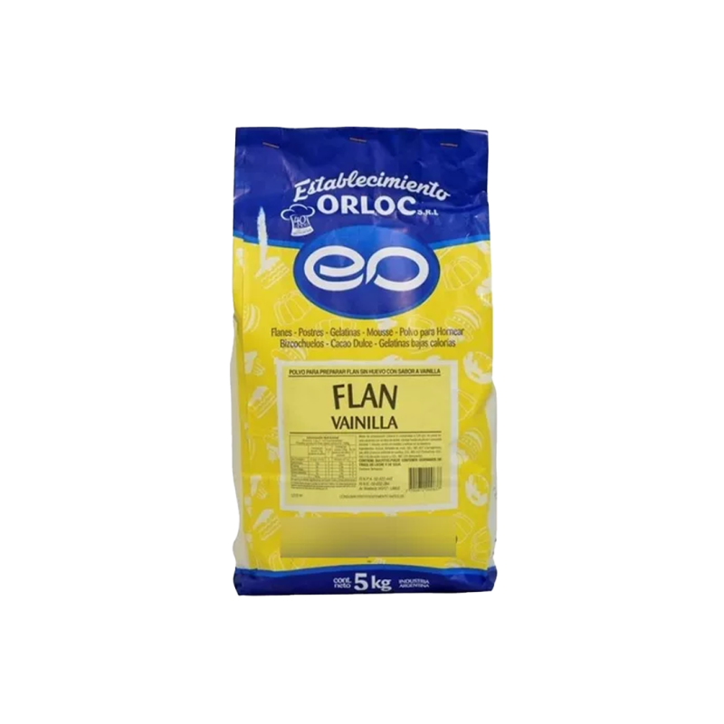 Flan Vainilla X 5 Kgs - Orloc