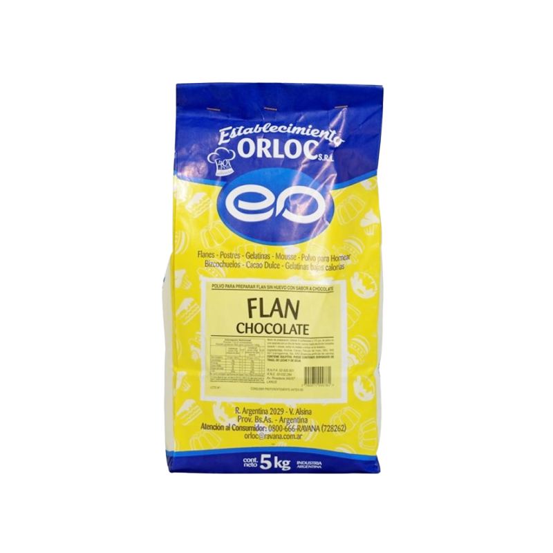 Flan Chocolate X 5 Kgs - Orloc