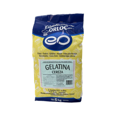 Gelatina Cereza X 5 Kgs - Orloc