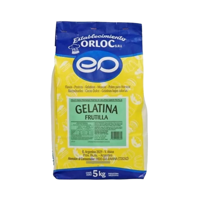 Gelatina Frutilla X 5 Kgs - Orloc