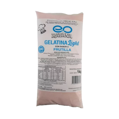 Gelatina Diet Frutilla X 1 Kg - Orloc