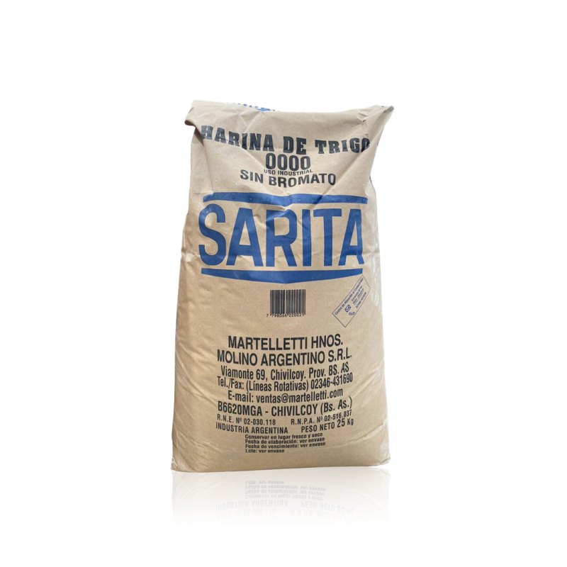 Harina Sarita 0000 - Bolsa De 25 Kg.