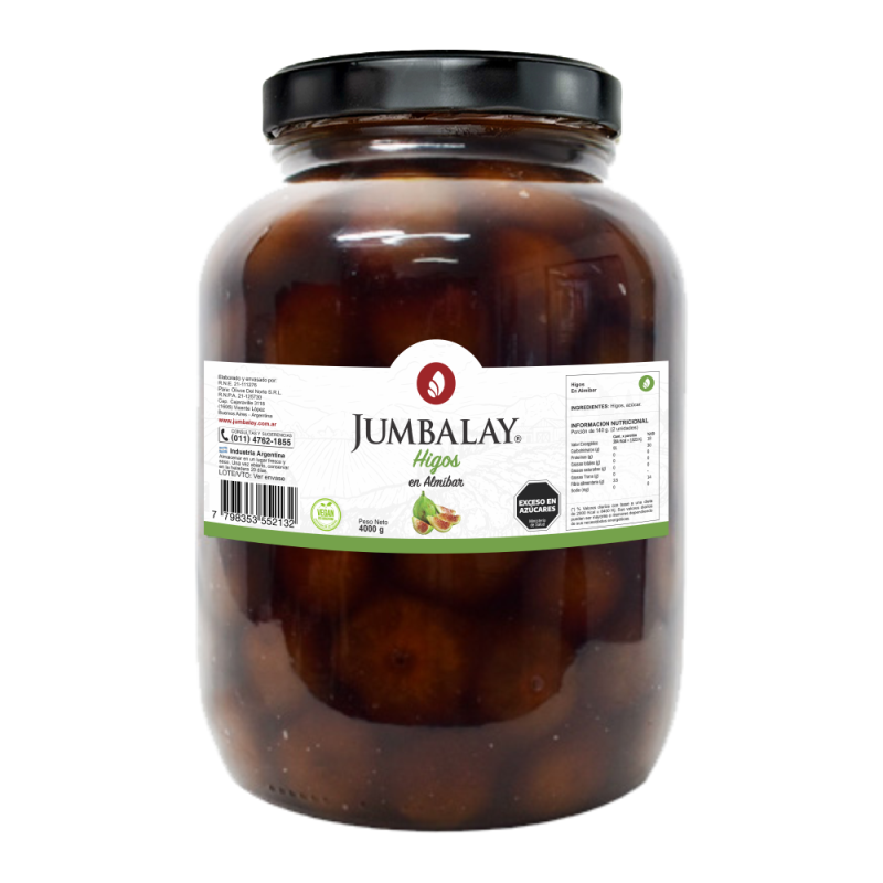 Higos En Almibar - Jumbalay - Frasco X 4000 G