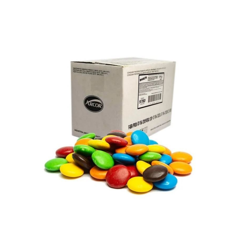 Lentejas De Chocolate Rocklets Cod.9780 - (((Caja X 10 Kg)))