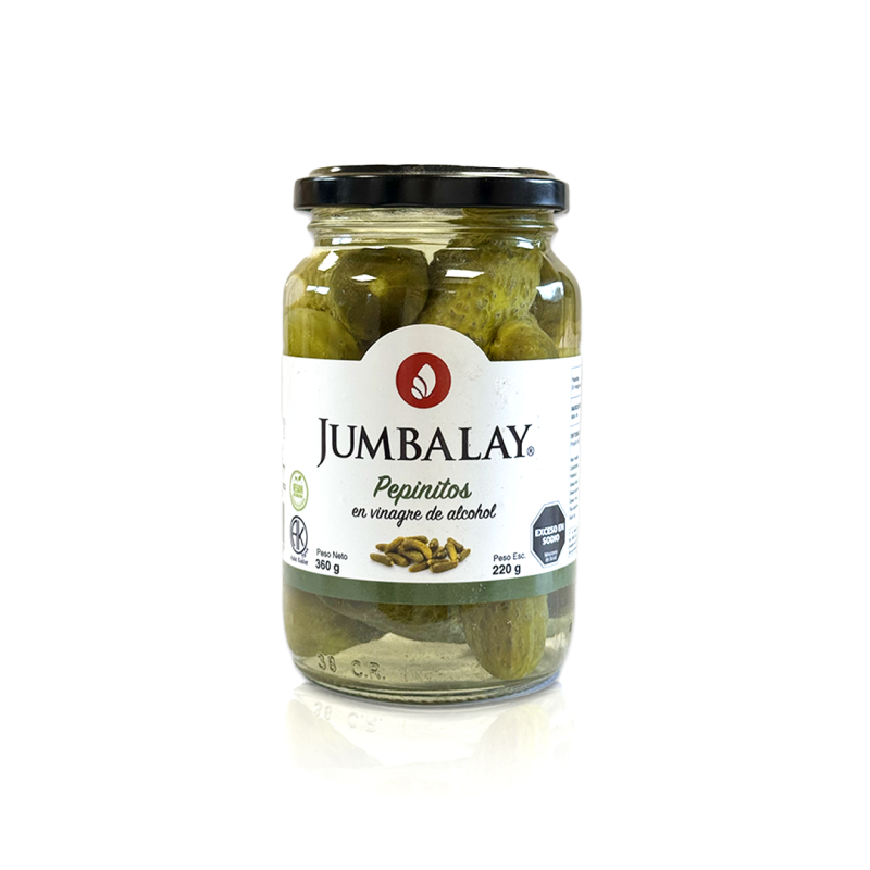 Pepinitos En Vinagre - Jumbalay - Frasco X 360 G