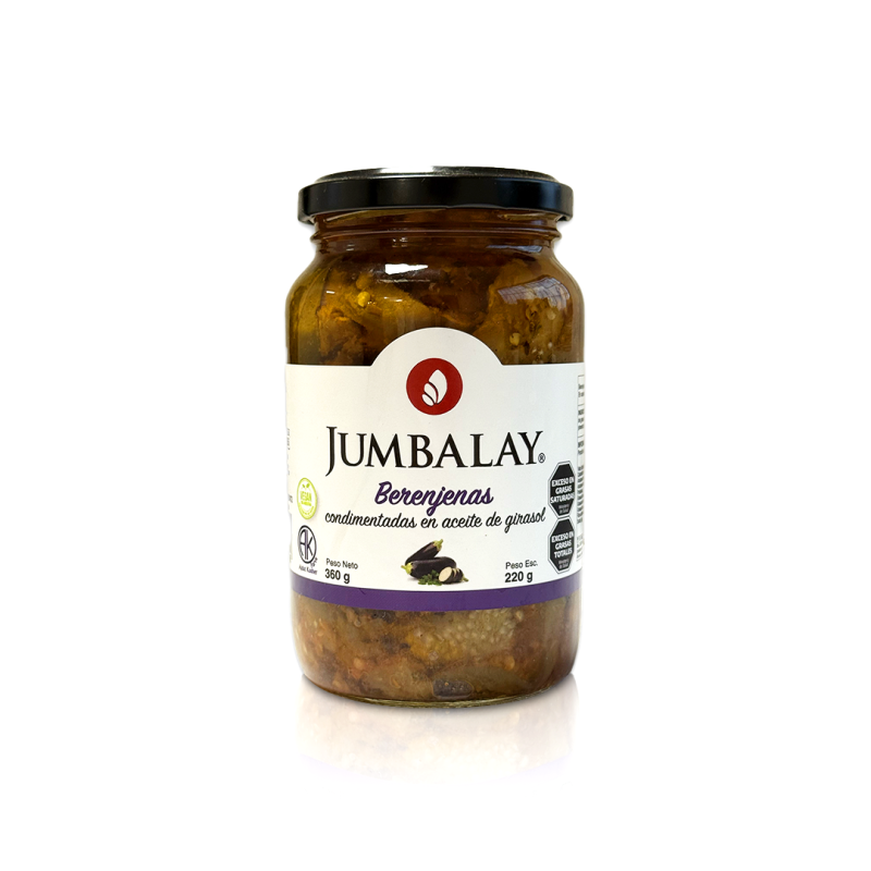 Berenjenas Condimentadas - Jumbalay - Frasco X 360 G