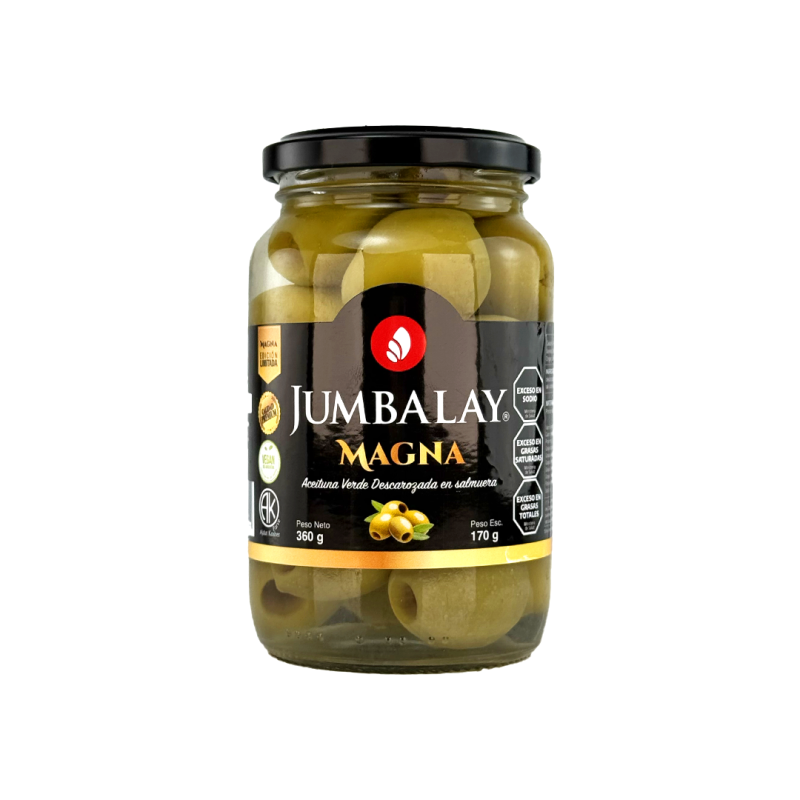 Aceitunas Verdes Descarozadas Magna - Frasco X 360 G