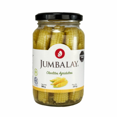 Choclitos Agridulces - Jumbalay - Frasco 360 G (200 G Esc)