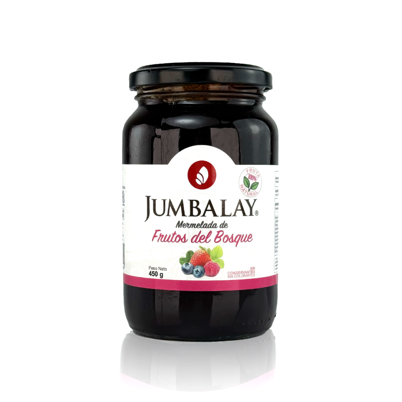 Mermelada De Frutos Del Bosque - Jumbalay - Frasco X 450 G
