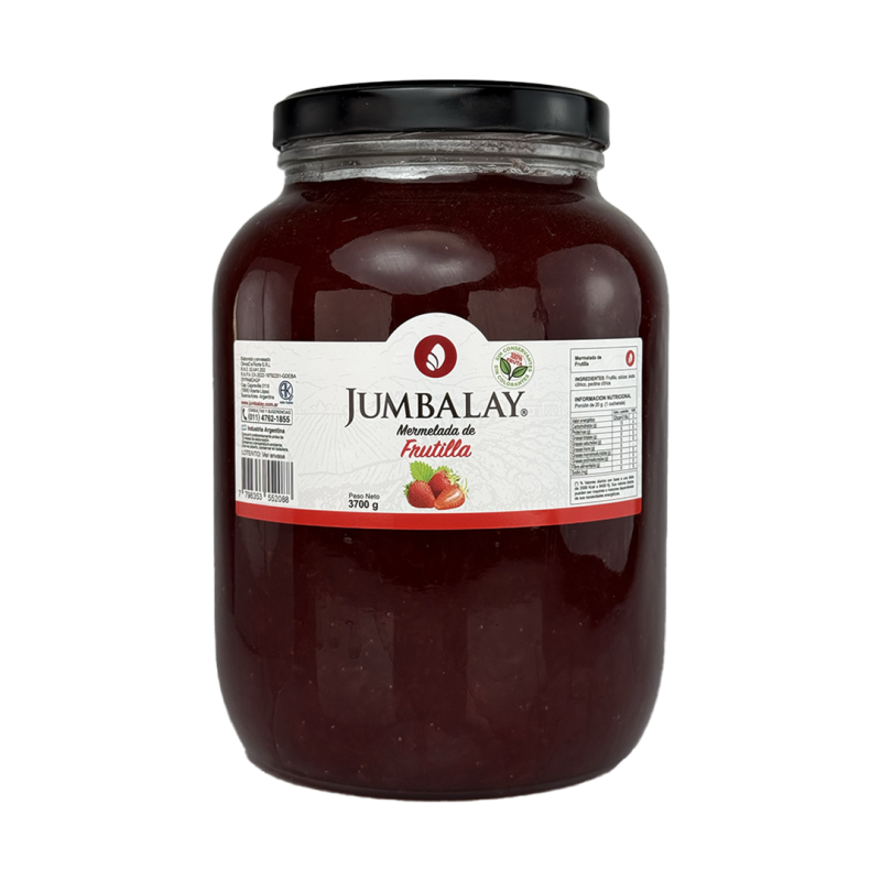 Mermelada De Frutilla - Jumbalay - Frasco X 4000 G