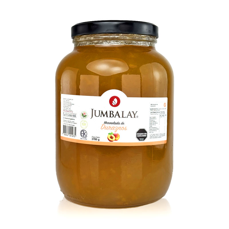 Mermelada De Durazno - Jumbalay - Frasco X 4000 G