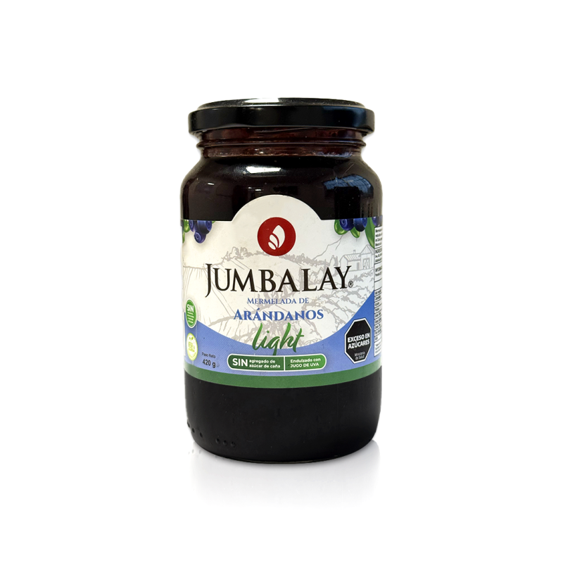 Mermelada De Arándanos - Light - Jumbalay - Frasco X 450 G