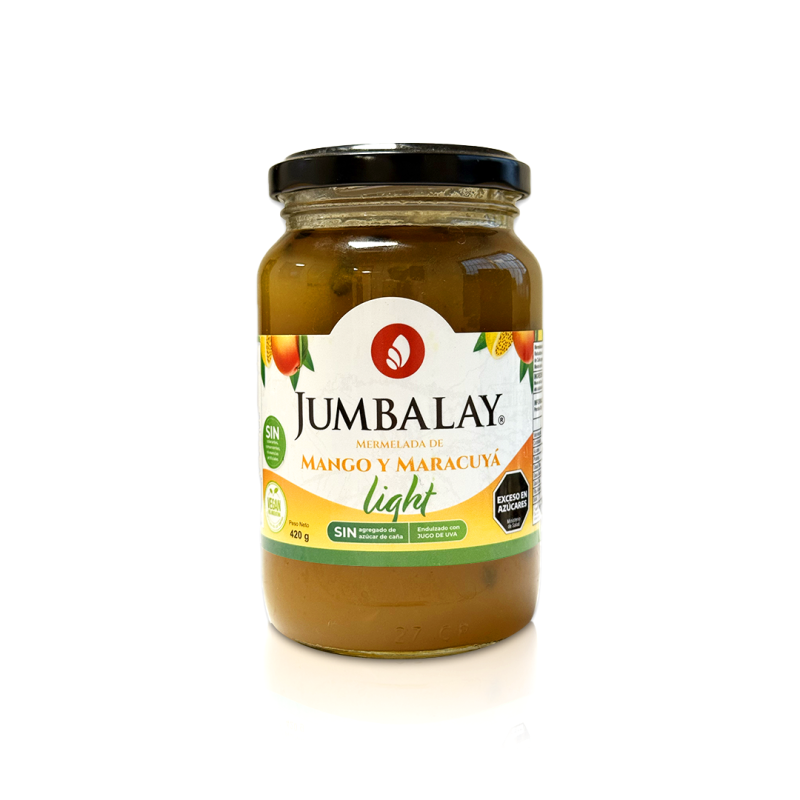 Mermelada De Mango Y Maracuya - Light - Jumbalay - Frasco X 450 G