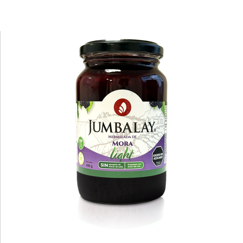 Mermelada De Mora - Light - Jumbalay - Frasco X 450 G