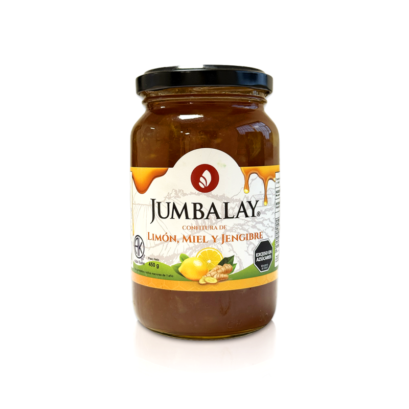 Mermelada De Limon, Miel Y Jengibre - Jumbalay - Frasco X 450 G