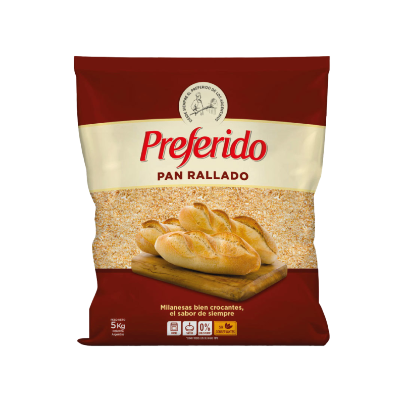 Pan Rallado X 5 Kg - Preferido