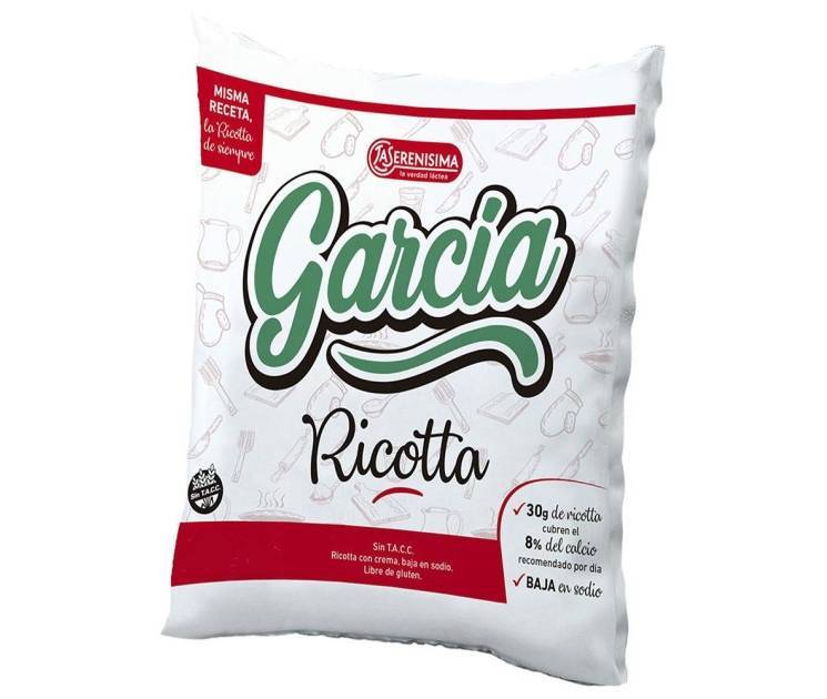 Ricotta Entera X 3 Kg - Garcia