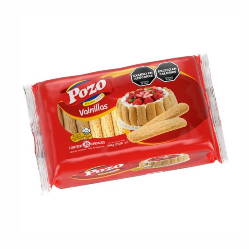 Vainillas Pozo X 444 Grs *(Caja X 8 Unidades)*