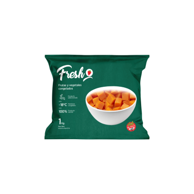 Zapallo Cubeteado - Iqf - Fresh - Bolsa X 1 Kg