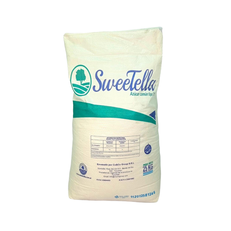 Azucar Sweetella - Bolson 25 Kg