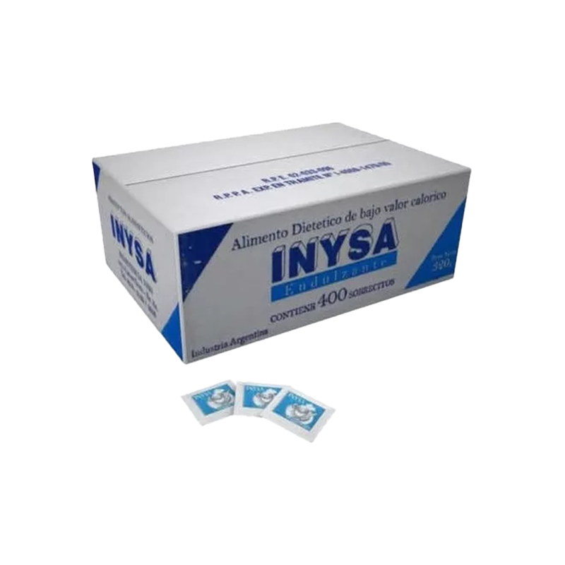 Edulcorante - Caja X 400 Sobres - Inysa -