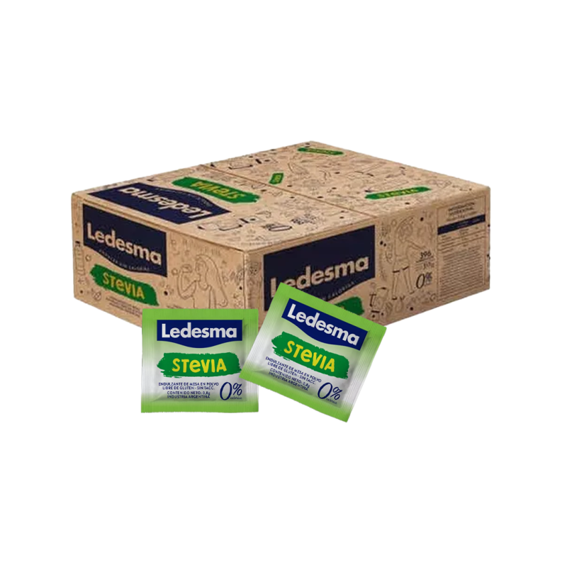 Endulzante Stevia - Ledesma - Caja 396 Sobres X 0,8 Grs