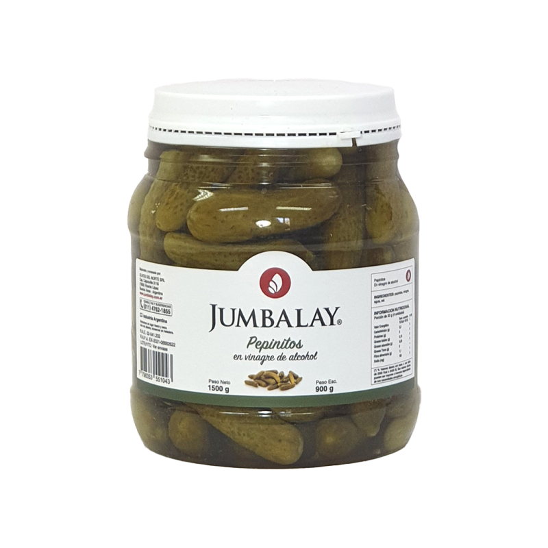 Pepinitos En Vinagre - Bidón 1 Kg.