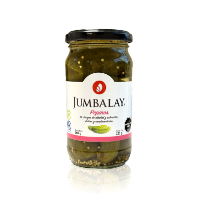 Pepinos Agridulces - Jumbalay - Frasco 330 G
