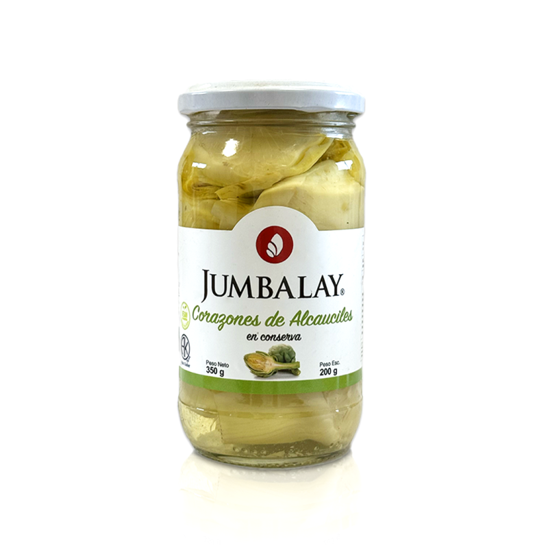 Corazon De Alcauciles Al Natural - Jumbalay - Frasco 350 G.