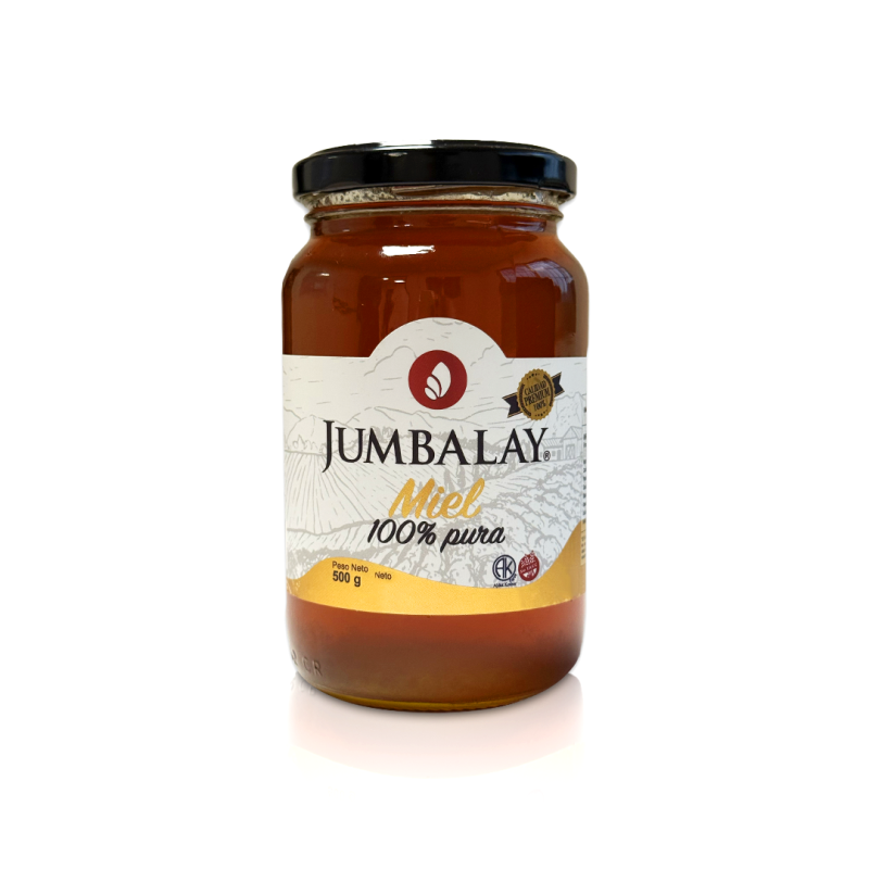 Miel Natural De Abejas - Jumbalay - Frasco X 500 Grs