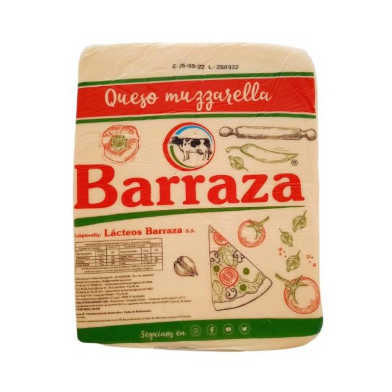 Muzzarella Barraza X 10 Kgs