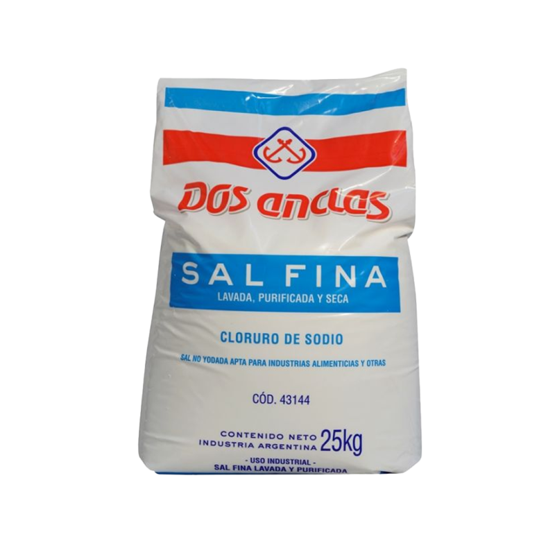 Sal Fina - Bolsa 25 Kg. La Pampa - Dos Anclas